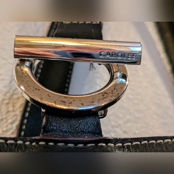 VTG 1990's Carolee Leather Tote - Picture 12 of 14